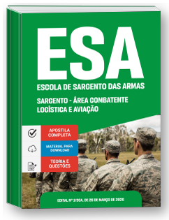 Sargento - Área: Combatente-Logística e Aviação - ESA