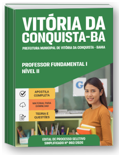 Professor Fundamental I - Nível II - Prefeitura de Vitória da Conquista-BA