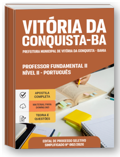 Professor Fundamental II Nível II - Português - Prefeitura de Vitória da Conquista-BA