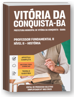 Professor Fundamental II Nível II - História - Prefeitura de Vitória da Conquista-BA
