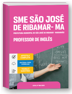 Professor Ensino Fundamental Anos Finais - Letras- Inglês - Prefeitura de São José de Ribamar-MA