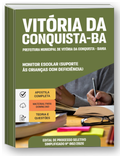Monitor Escolar (Suporte às Crianças com Deficiência) - Prefeitura de Vitória da Conquista-BA