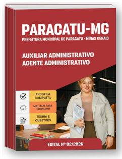 Auxiliar Administrativo - Prefeitura de Paracatu-MG