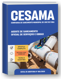 Agente de Saneamento - Oficial de Serviços e Obras - CESAMA - MG