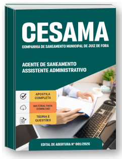 Agente de Saneamento - Assistente Administrativo - CESAMA - MG