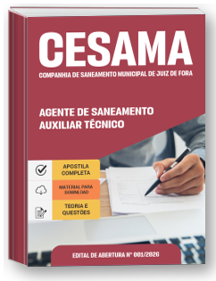 Agente de Saneamento - Auxiliar Técnico - CESAMA - MG