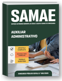 Auxiliar Administrativo - SAMAE - Urussanga-SC