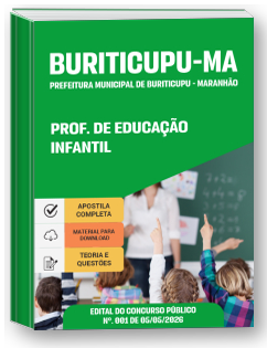 Prof. de Educação Infantil - Prefeitura de Buriticupu-MA