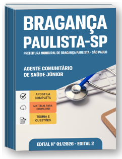 Agente Comunitário de Saúde Júnior - Prefeitura de Bragança Paulista-SP