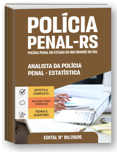 Analista da Polícia Penal - Estatística - Polícia Penal-RS
