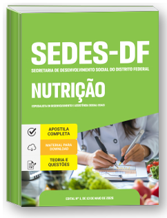 Especialista em Desenvolvimento e Assistência Social (EDAS) - Nutrição - SEDES-DF