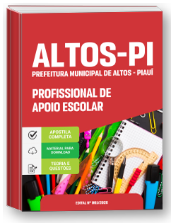 Profissional de Apoio Escolar - Prefeitura de Altos-PI