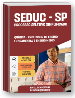Professor de Ensino Fundamental e Ensino Médio - Química - SEDUC-SP