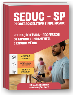 Professor de Ensino Fundamental e Ensino Médio - Educação Física - SEDUC-SP