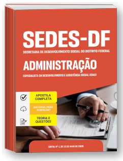 Especialista em Desenvolvimento e Assistência Social (EDAS) - Administração - SEDES-DF