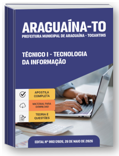 Técnico I - Tecnologia da Informação - Prefeitura de Araguaína-TO