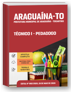 Técnico I - Pedagogo - Prefeitura de Araguaína-TO