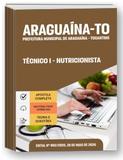 Técnico I - Nutricionista - Prefeitura de Araguaína-TO