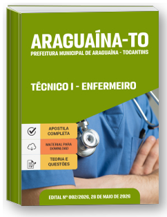 Técnico I - Enfermeiro - Prefeitura de Araguaína-TO