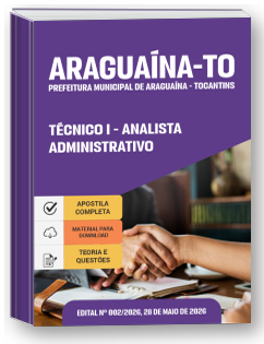 Técnico I - Analista Administrativo - Prefeitura de Araguaína-TO