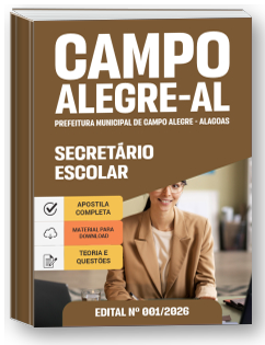 Secretário Escolar - Prefeitura de Campo Alegre-AL