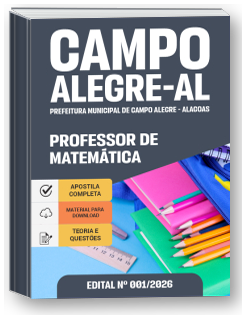 Professor de Matemática - Prefeitura de Campo Alegre-AL
