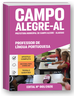 Professor de Língua Portuguesa - Prefeitura de Campo Alegre-AL