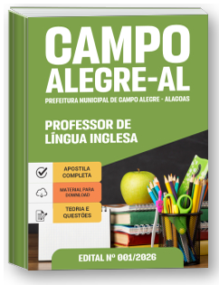 Professor de Língua Inglesa - Prefeitura de Campo Alegre-AL