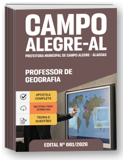 Professor de Geografia - Prefeitura de Campo Alegre-AL