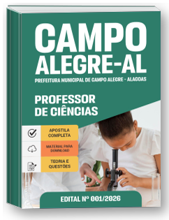 Professor de Ciências - Prefeitura de Campo Alegre-AL