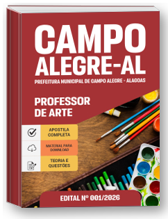 Professor de Arte - Prefeitura de Campo Alegre-AL