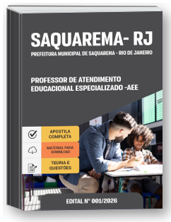 Professor de Atendimento Educacional Especializado - AEE - Prefeitura de Saquarema-RJ