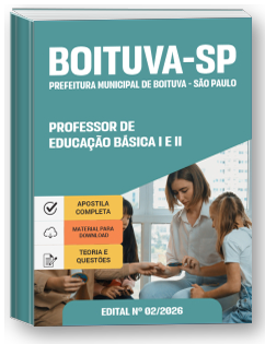 Professor de Educação Básica I e II - Prefeitura de Boituva-SP
