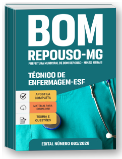 Técnico de Enfermagem ESF - Prefeitura de Bom Repouso-MG