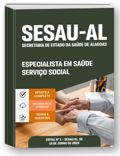 Especialista em Saúde - Serviço Social - SESAU-AL