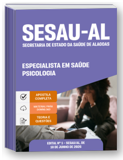 Especialista em Saúde - Psicologia - SESAU-AL