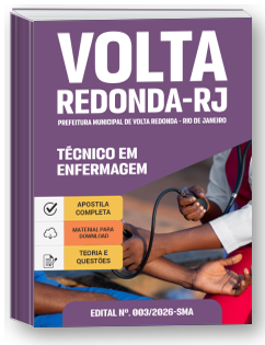 Técnico em Enfermagem - Prefeitura de Volta Redonda-RJ