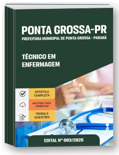 Técnico em Enfermagem - Prefeitura de Ponta Grossa-PR