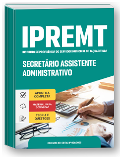 Secretário Assistente Administrativo - IPREMT de Taquaritinga - SP
