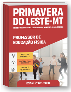 Professor de Educação Física - Prefeitura de Primavera do Leste - MT