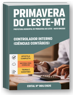 Controlador Interno - Ciências Contábeis - Prefeitura de Primavera do Leste-MT