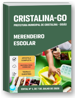 Merendeiro Escolar - Prefeitura de Cristalina - GO