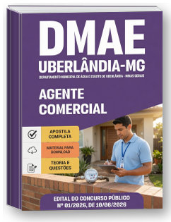 Agente Comercial - DMAE - Uberlândia-MG