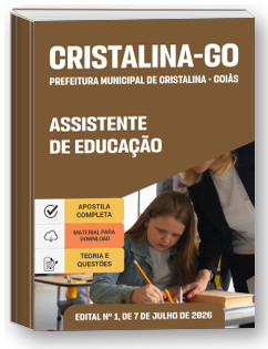 Assistente de Educação - Prefeitura de Cristalina-GO