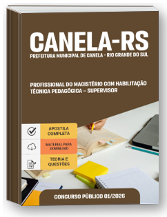 Profissional do Magistério - Técnica Pedagógica - Supervisor - Prefeitura de Canela-RS