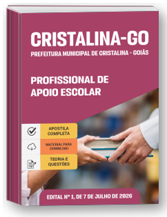 Profissional de Apoio Escolar - Prefeitura de Cristalina - GO
