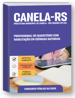 Profissional do Magistério com Habilitação em Ciências Naturais - Prefeitura de Canela-RS