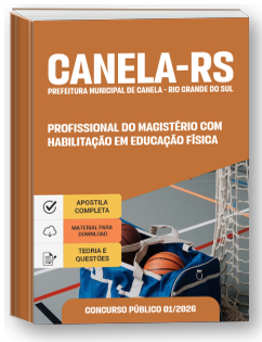 Profissional do Magistério com Habilitação em Educação Física - Prefeitura de Canela-RS