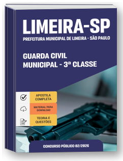 Guarda Civil Municipal - 3ª Classe - Prefeitura de Limeira-SP