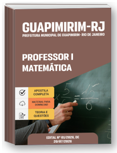 Professor I - Matemática - Prefeitura de Guapimirim-RJ